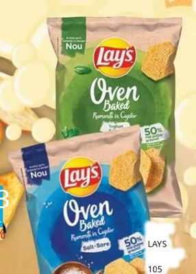 Lay's Oven Baked Rumeniti in Cuptor Salt-Sare