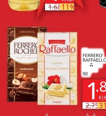 Ferrero Rocher/Raffaello