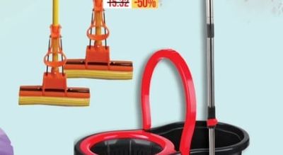 HOME PRACTIC Моп за почистване единичен метална дръжка