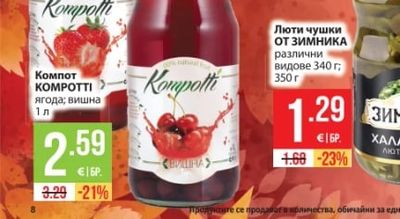 KOMPOTTI Компот ягода