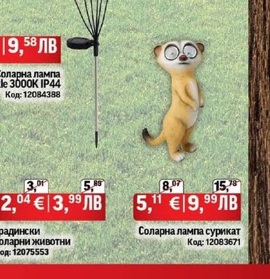 Соларна лампа сурикат