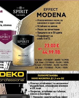 SPIRIT БЯЛА ИНТЕРИОРНА БОЯ IMPECCABLE WHITE