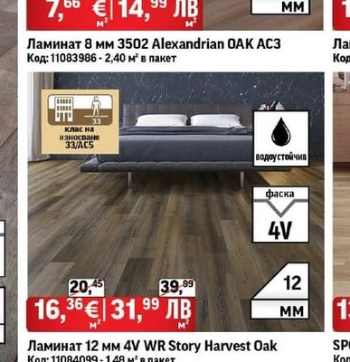 Ламинат 8 мм 3502 Alexandrian OAK AC3