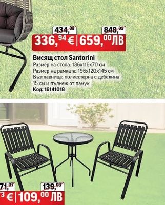 Градински сет Aruba