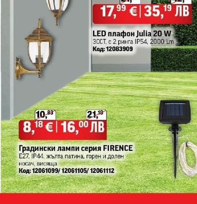 LED плафон Julia 20 W