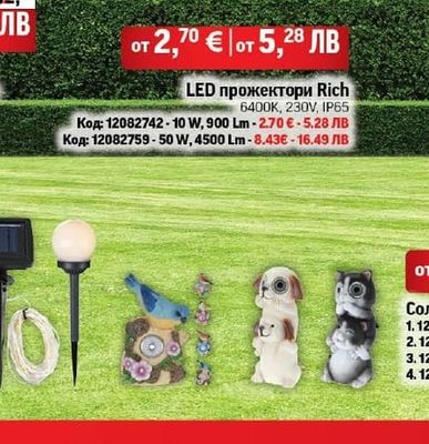 LED прожектори Rich