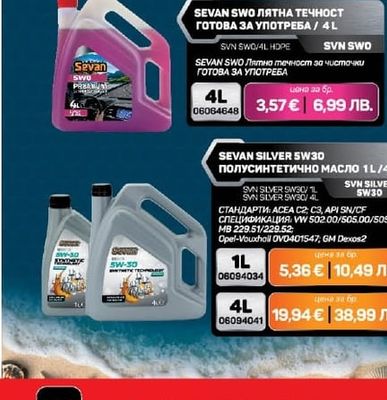 Sevan SEVAN SG11 АНТИФРИЗ READY -37°C