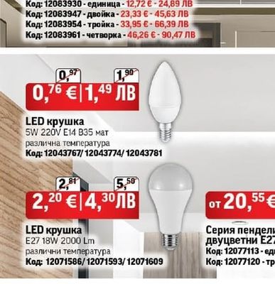 Серия спотове Boba E14 метал
