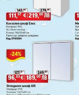 Конзолен шкаф Елеа