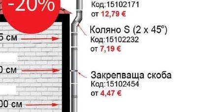 Коляно S (2 х 45°)