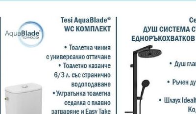 Tesi AquaBlade® WC КОМПЛЕКТ