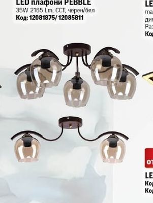 LED плафони PEBBLE