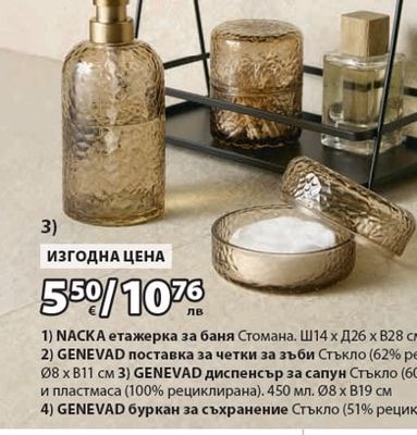 NACKA етажерка за баня