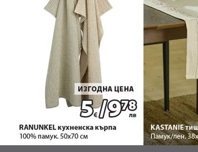 RANUNKEL кухненска кърпа