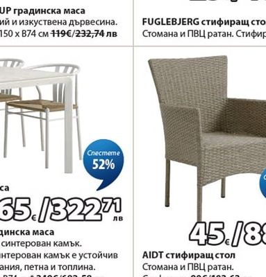 KUMLA градинска маса