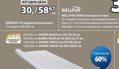 BREMSA FIX подматрачна рамка