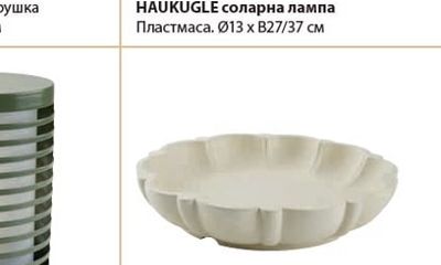JAKTFALK соларна лампа