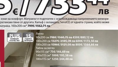 Табла за легло
