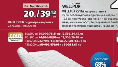 BALKJOSEN подматрачна рамка