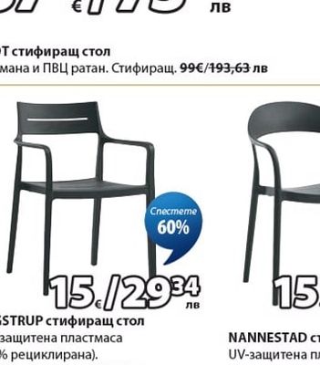 INGSTRUP стифиращ стол