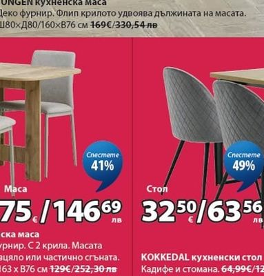 ALLING кухненска маса