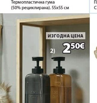 VITTINGE постелка за баня