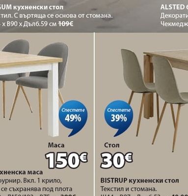 MARKSKEL кухненска маса
