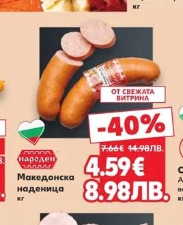 народен Македонска наденица