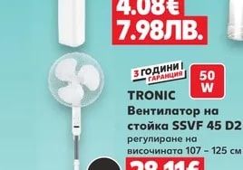 TRONIC Ръчен мини-вентилатор 3 степени различни видове