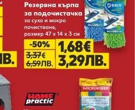 BRIO Резервна кърпа за подочистачка