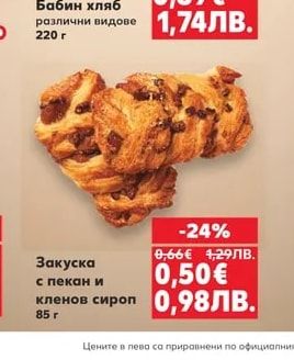 Закуска с пекан и кленов сироп