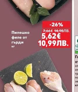 Пилешко филе от гърди