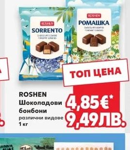 ROSHEN Шоколадови бонбони