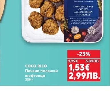 COCO RICO Печени пилешки кюфтенца