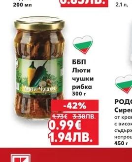 ББП Люти чушки рибка