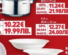 BRIO Тенджера Metallica 3,1 л, Ø20 х 10 см