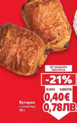 Бутерка с шоколад