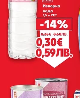 CLASSIC Изворна вода