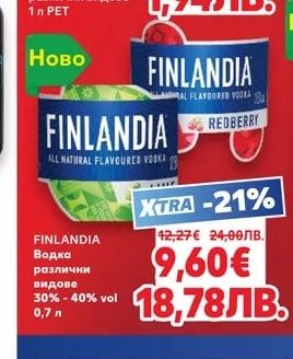 FINLANDIA Водка