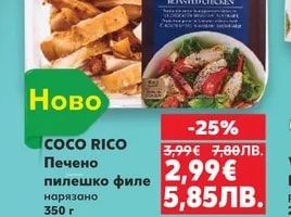 COCO RICO Печено пилешко филе нарязано