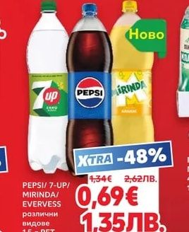 PEPSI/ 7-UP/ MIRINDA/ EVERVESS