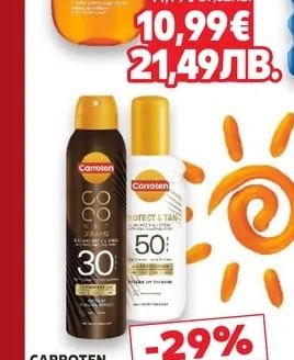 GARNIER Ambre Solaire Двуфазна слънцезащитна вода