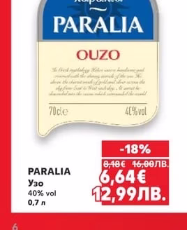 PARALIA Узо
