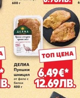 Шеф месар Пилешко филе с подправки