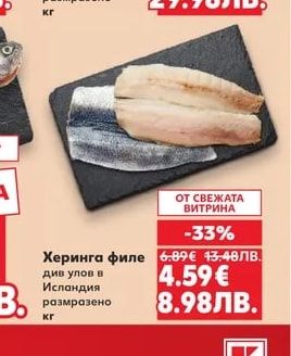 Риба тон филе размразено