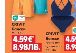 CRIVIT Очила за плуване