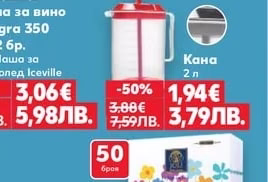 Paşabahçe Чаша за вино Allegra 350 мл 2 бр. или Чаша за сладолед Iceville