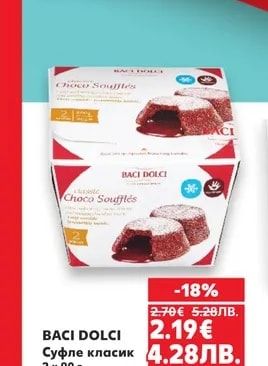 BACI DOLCI Суфле класик