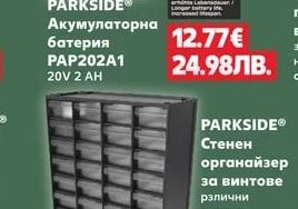 PARKSIDE® Акумулаторна батерия PAP202A1 20V 2 AH