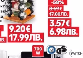 CLICKN STORE Кутия за съхранение боросиликатно стъкло 1,6 л